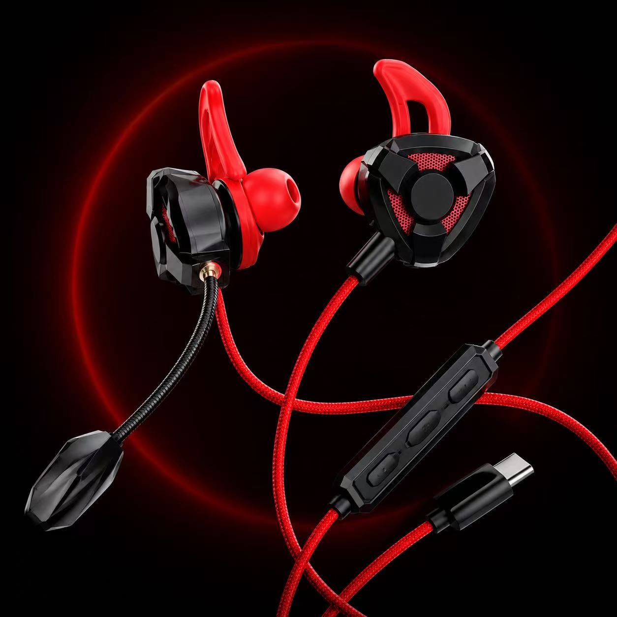 Gaming IEM · USB-C · Boom Mic